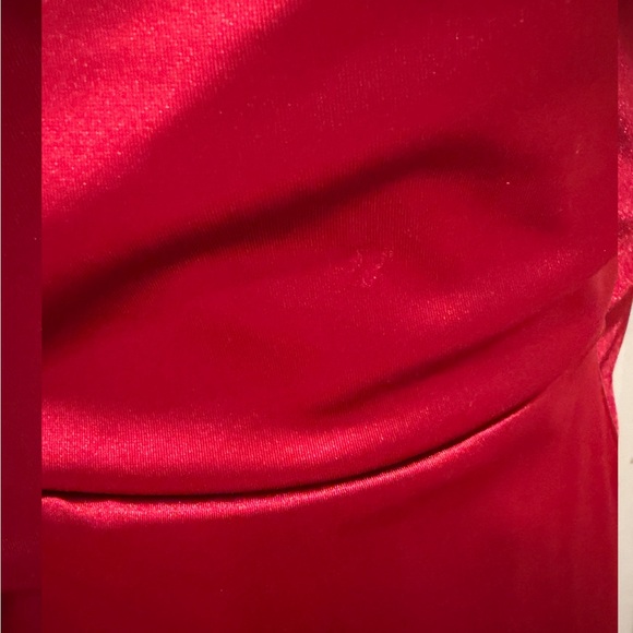 NWT - WINDSOR - RED SATIN Cocktail/Prom Dress - Sz M (Label is Large runs small) - Picture 5 of 10